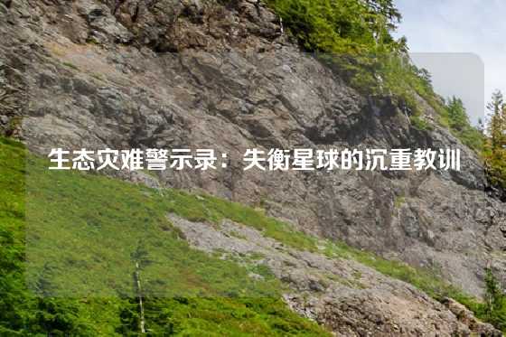 生态灾难警示录:失衡星球的沉重教训