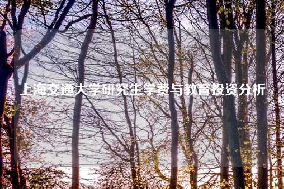 上海交通大学研究生学费与教育投资分析